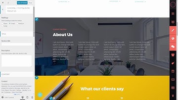The Front Page Builder Overview