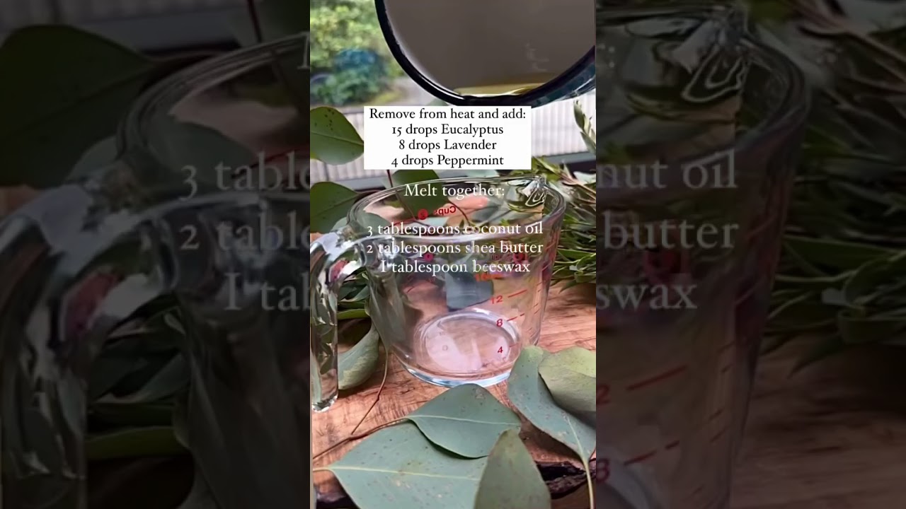 Natural Chest Rub Recipe for Relief Using Essential Oils 🌱