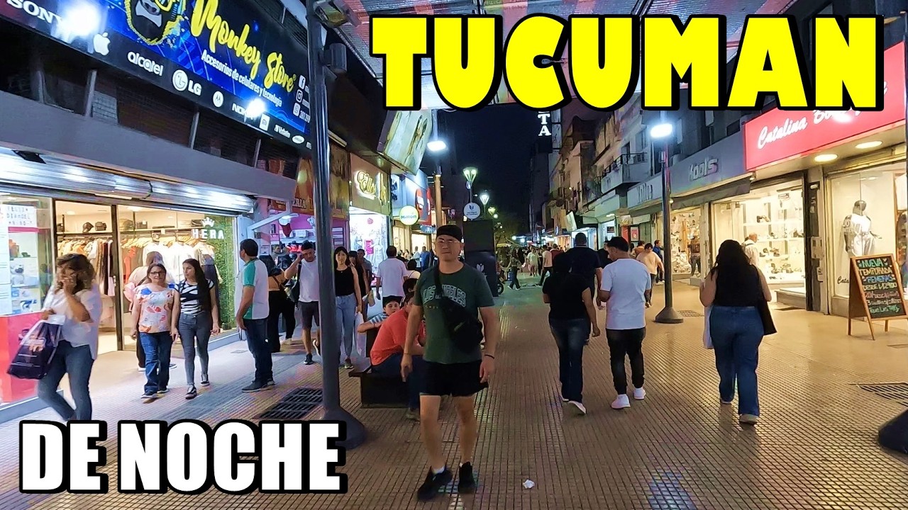RECORRIENDO EL MICROCENTRO TUCUMANO | DE NOCHE | PRIMAVERA EN TUCUMAN | NORTE ARGENTINO