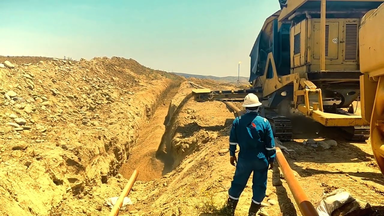 Pipeline Sand Bedding.... YouTube