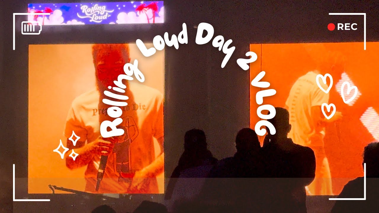 Welcome to my THIRD VLOG! || Rolling Loud Day 2 ☄️ (Post Malone, Big ...