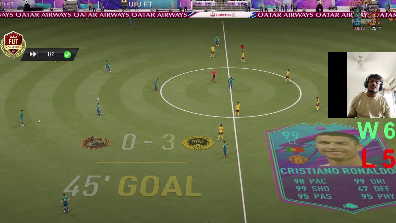 FIFA 21 Fut champ Live (weekend league)