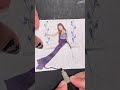 Glitter dress #trending #muskanonart #youtubeshorts #subscribe #viralvideo #glitter #art