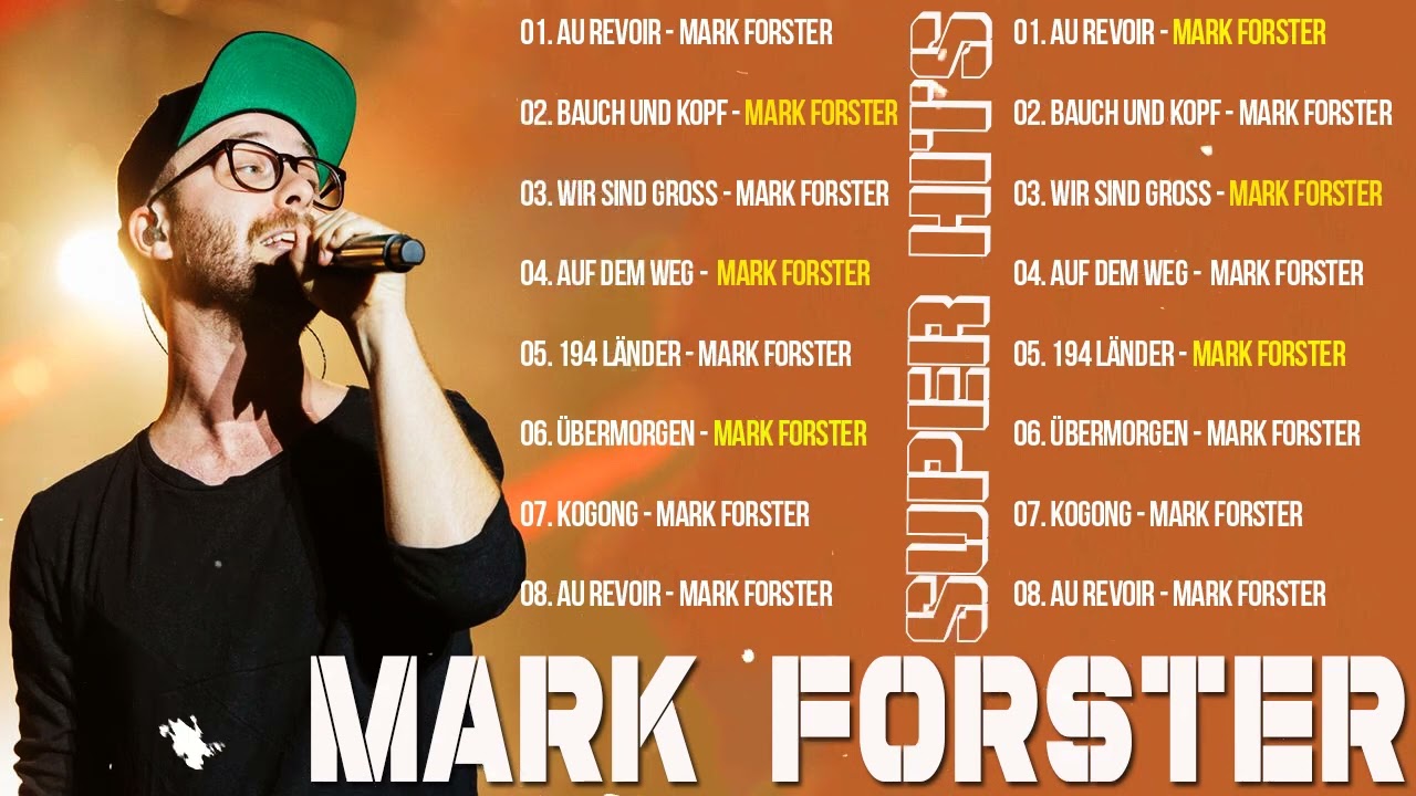 mark forster tour 2022 lieder