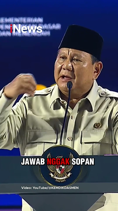 Presiden Prabowo Dukung Guru Marahi Anak yang Nakal, Tak Peduli Anak Jenderal