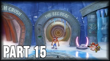 Crash Bandicoot 2 (N. Sane Trilogy) - 100% Walkthrough Part 15 – The Eel Deal (Green Gem/Clear Gem)