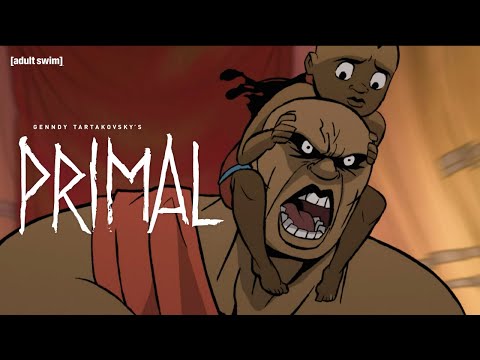 Kamau Spares Fang's Life | Genndy Tartakovsky's Primal | adult swim