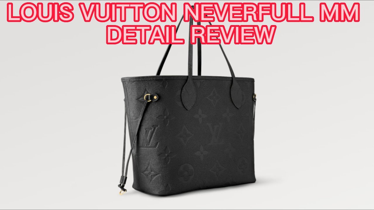 New Louis Vuitton CarryAll MM Empreinte Leather Unboxing and comparison to  Neverfull GM 