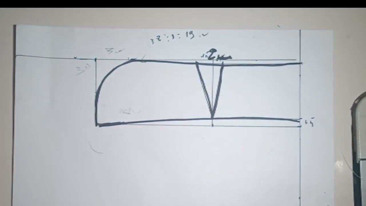 طريقه تصميم كول اوفيسي  للقفطان المغربي بطرق علميه (col officier)