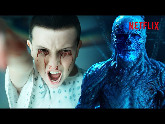 Stranger Things - Eleven vs Vecna! - The Final Scene of Season 4, Part 1 (In Full) | Netflix class=