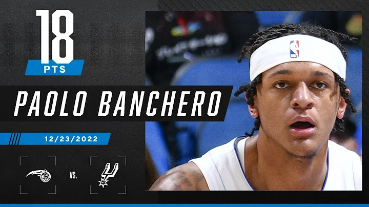 Paolo Banchero drops 18 PTS in Magic's win vs. Spurs