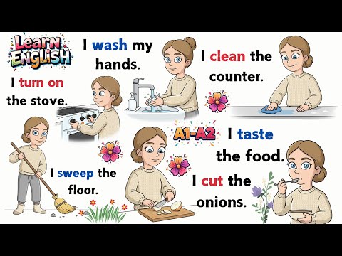 Speak English Every Day Beginner English Kitchen Routine 
