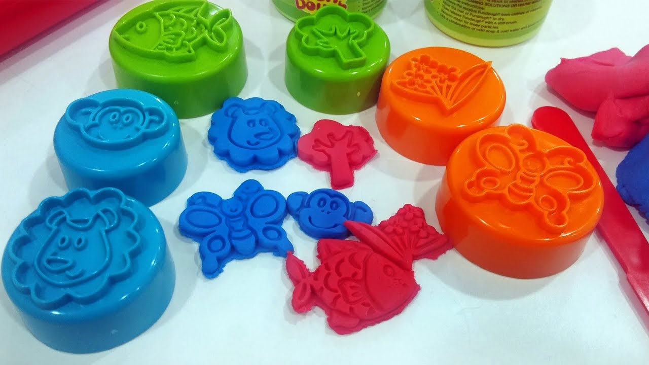 Animals colors making toys | Learn Surprise Toys clay Fish |  Kids videos for kids