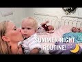 OUR REAL SUMMER NIGHT TIME ROUTINE WITH 5 KIDS!