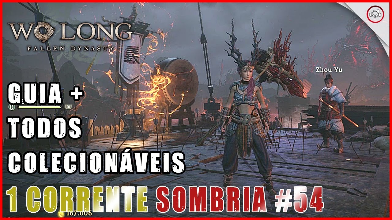 Miniatura do vídeo Wo Long, Guia + todos colecionáveis em Uma Corrente Sombria Surge 54 DLC 2 | Super-dica
