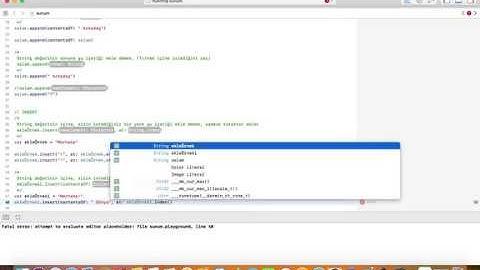 011-2 String Veri Tipi İşlemleri - append - insert - Swift4