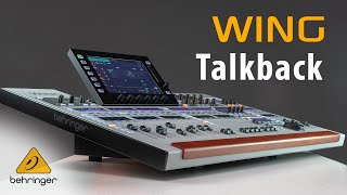 Wing How To: Episode 04 - Talkback by Behringer Knowledge Base 19,496 views 4 years ago 2 minutes, 45 seconds