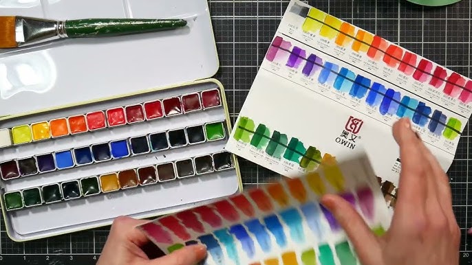 Review: Sennelier Artist Watercolors – The Frugal Crafter Blog