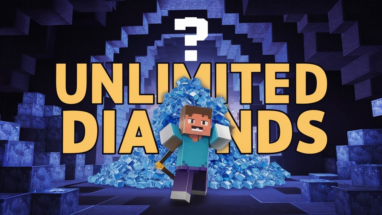 I Found Unlimited Diamond In Minecraft🤑 - YouTube
