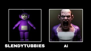 SLENDYTUBBIES MONSTERS VS Ai - UPDATE 1 - V.4 #slendytubbies #robloxslendytubbies #slendytubbies3