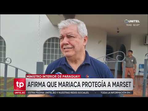 Paraguayan minister: “I believe Mariaca was friends with Marset”