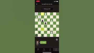 Chess.com daily puzzle 18 Feb 2025 #shorts #chess #chesscom #chesspuzzle Forcing Pin For the Win