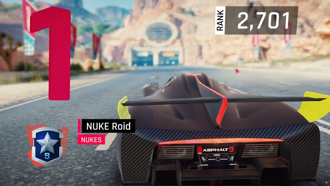 Pininfarina H2 Speed with power of hydrogen fuel cell in Nevada Desert Run Asphalt 9 Legends 2022