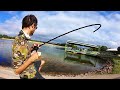 FISHING The BEST FARM POND in the WORLD?!