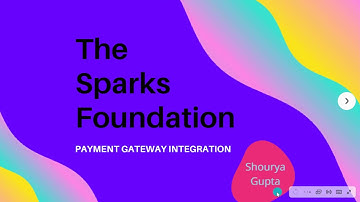 Payment Gateway Integration | The Sparks Foundation | GRIP MAY21 (Github Link Included)