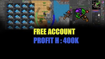 COMO SACAR TU PREMI O TUS TIBIA COINS FREE ACCOUNT FACIL 400K LA H