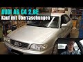 Audi A6 C4 | Kauf mit kleinen Überraschungen und einem Schneesturm / Little surprises as I bought it