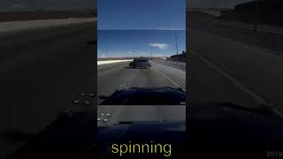 SUV's Horrifying Mistake: Loses Control & Slams Barrier on Highway!