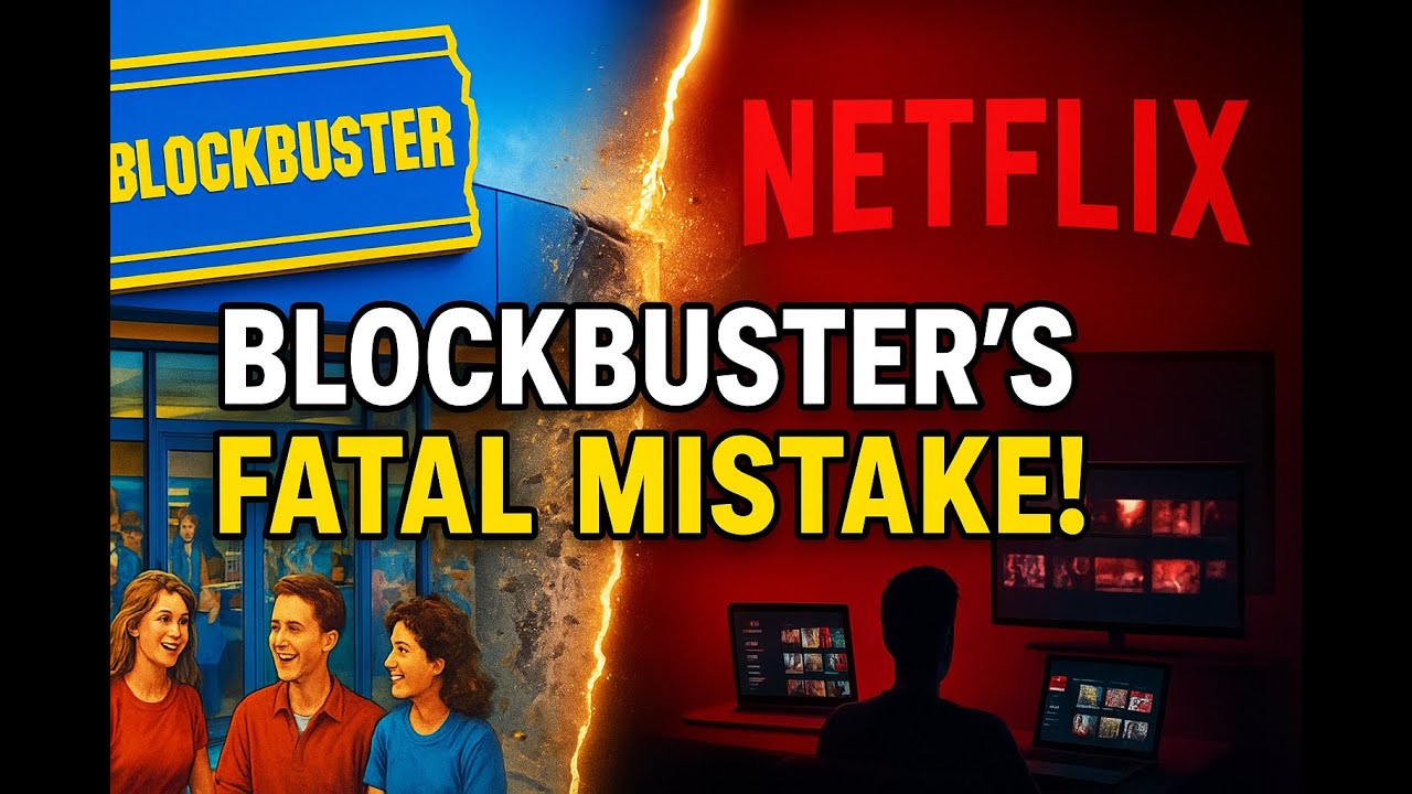 The Fall of Blockbuster: How a $5 Billion Empire Lost Everything to a $0 Offer
