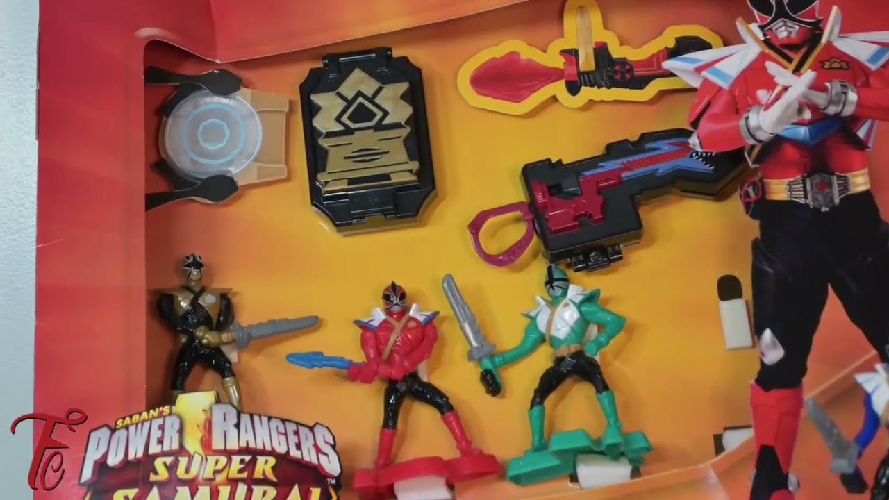 Power Rangers Super Samurai McDonald's Happy Meal Display and Toy