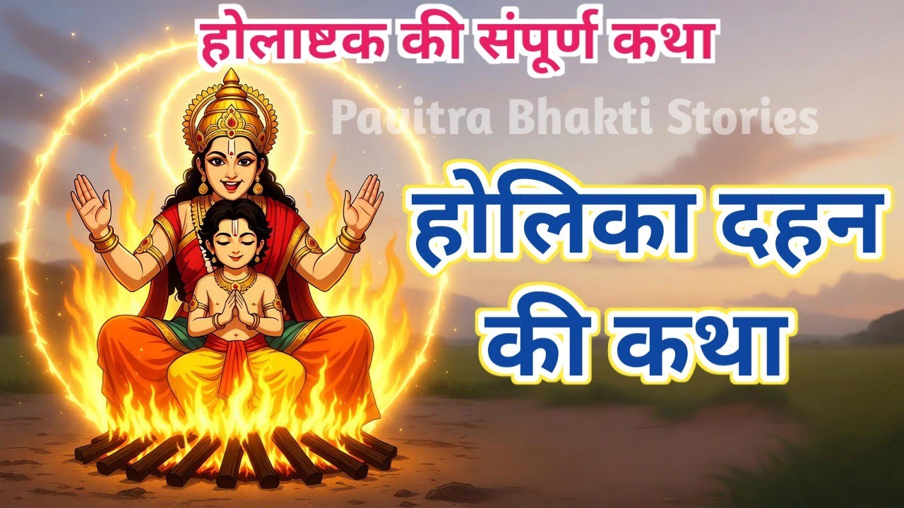 होलिका दहन की संपूर्ण कथा | भक्त प्रह्लाद की अद्भुत कहानी | Holika Dahan Katha