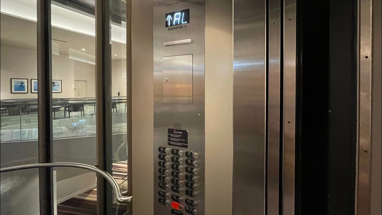 Awesome Otis Traction Elevators (Floors 117) The Marriott Marquis in