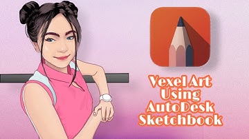 VEXEL ART / VECTOR ART [ TIME-LAPSE ] USING AUTODESK (ON PHONE)