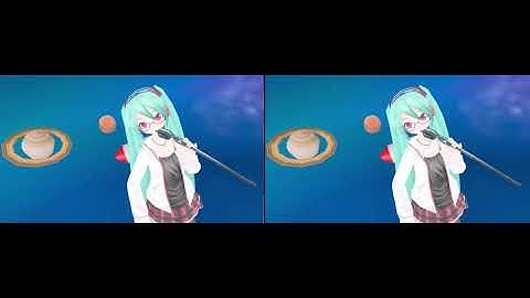 Full SBS 3D - PPSSPP VR - Project DIVA 2nd - Gigantic Girl PV