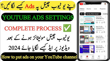 How To Setup ADs On Youtube Channel After Monetization Properly