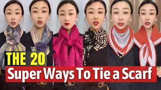 The 20 Super Ways To Tie A Silk Scarf How To Wear Scarf In 2023 Part-5 