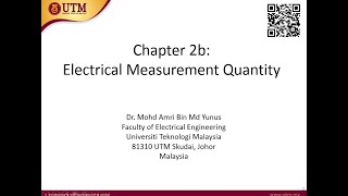 SKEE 2133 | Chapter 2a: Ohmmeter (Part 2)
