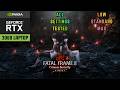 FATAL FRAME II: Crimson Butterfly REMAKE - RTX 3060 Laptop - All Settings Tested