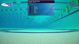 Women's 50 Freestyle Odd Heats 2026 USMS Spring Nationals Greensboro, NC