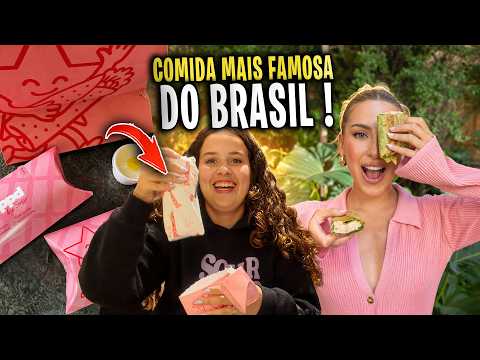 TRYING THE MOST FAMOUS FOOD IN BRAZIL