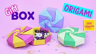 Origami Octagon Gift Box Tutorial | How To Make DIY Paper Gift Box #diycraftybyshirlyn