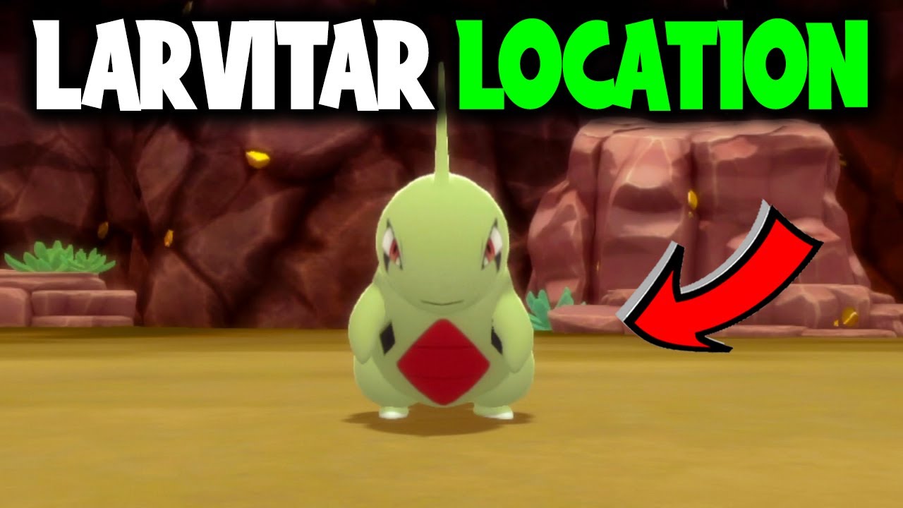 WHERE TO FIND LARVITAR ON POKEMON BRILLIANT DIAMOND AND SHINING PEARL YouTube