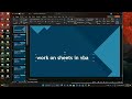 Excel VBA Complete Guide: Sheet, Workbook Operations and Chart Creation