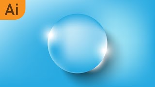 How to make transparent object-Water drops in Illustrator