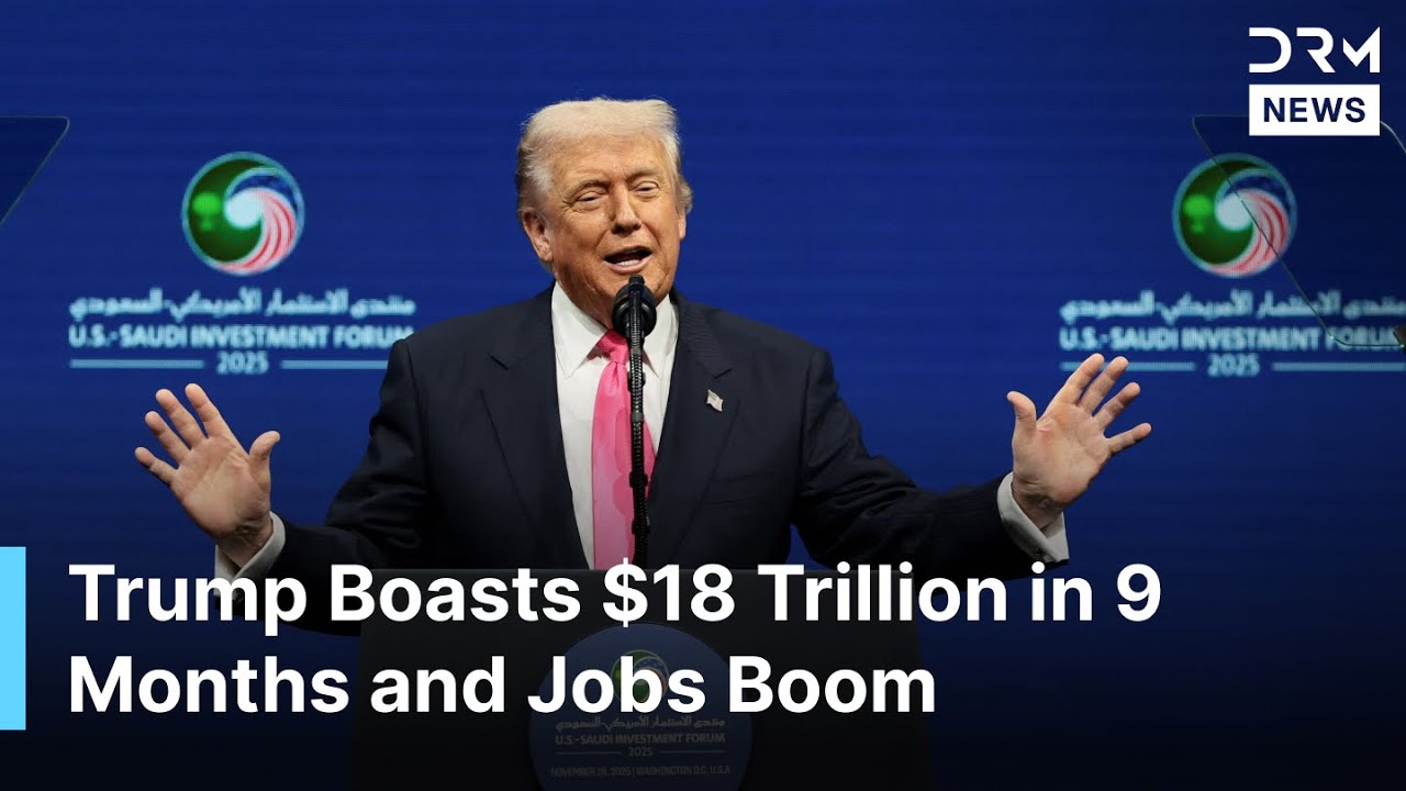 BREAKING: Trump Boasts $18 Trillion in 9 Months, Jobs Boom, and