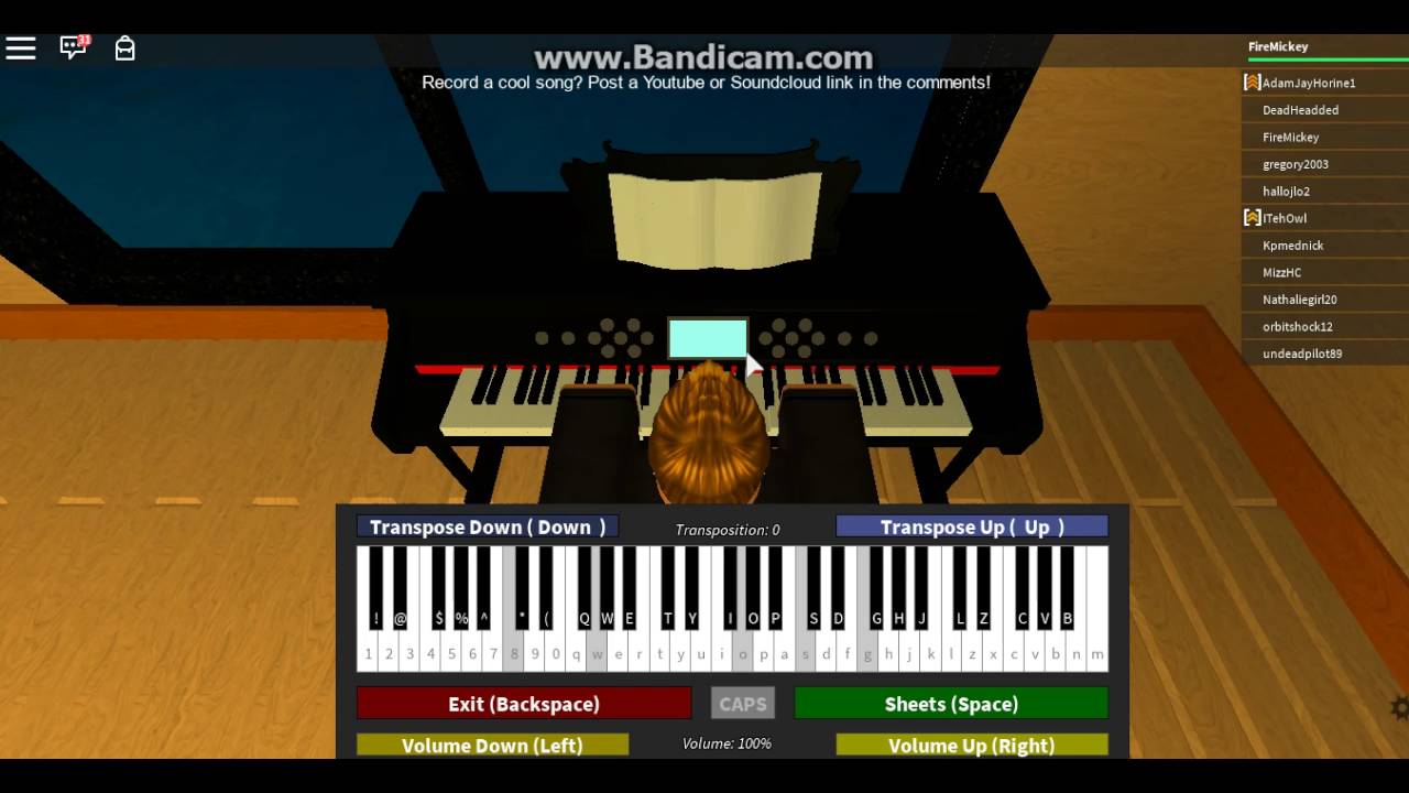 Madoka Magica Piano Medley Virtual Piano Roblox Firemickey - virtual piano hack roblox